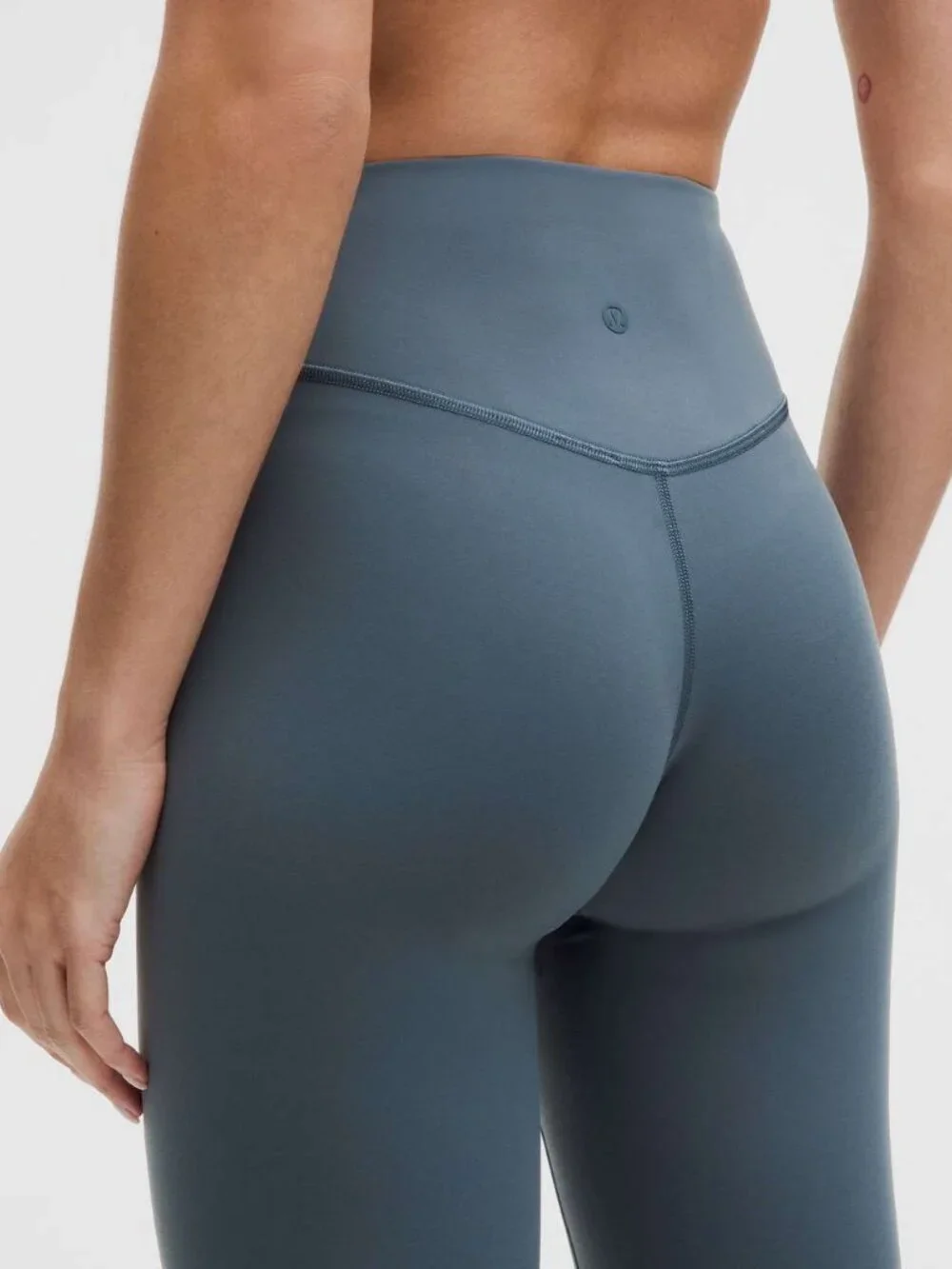 Lululemon Wunder Under Smooth Cover High-Rise Tight 28" Iron Blue Size 8 - Picture 2 of 7